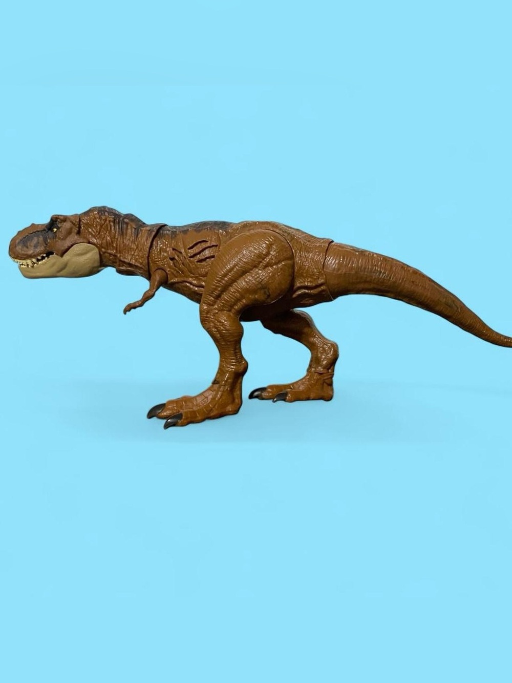 Mattel Brown Jurassic World Dominion T-Rex Dinosaur Action Figure